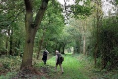 Colin bravely following.