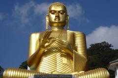 Temple of the Tooth in Kandy, Sri Lanka